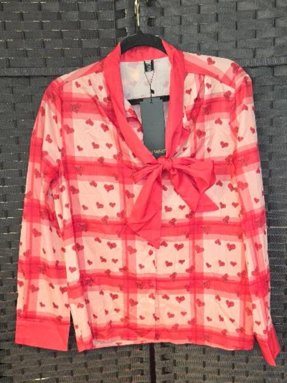 Lai Meng Five Cats Heart Themed Elegant Blouse